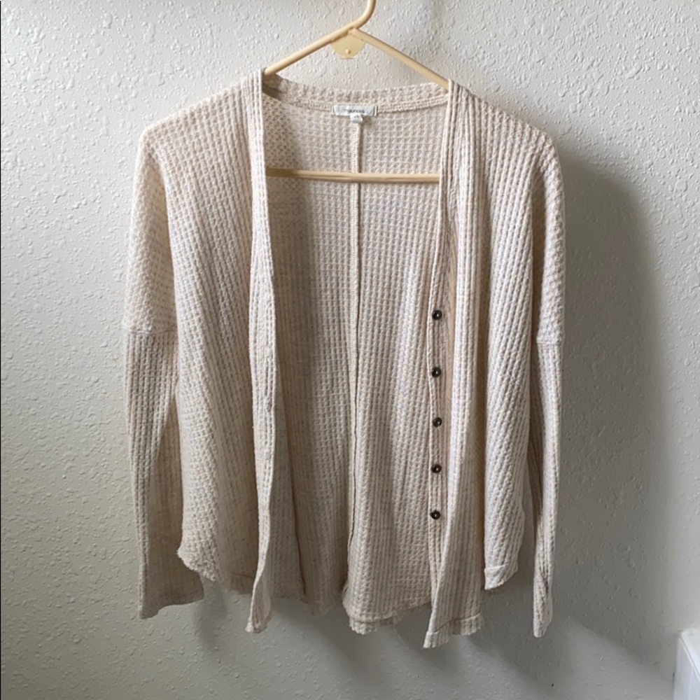 Cream cardigan